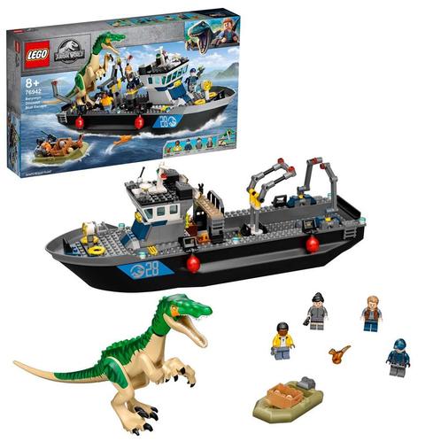 LEGO Jurassic World - Baryonyx Dinosaur Boat Escape 76942, Kinderen en Baby's, Speelgoed | Duplo en Lego, Ophalen of Verzenden