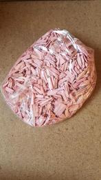 Actie houtsnippers lichtroze +/- 200 gr gekleurde, Hobby en Vrije tijd, Knutselen, Ophalen of Verzenden, Nieuw