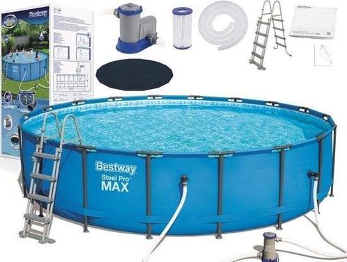 Bestway Steel Pro Max XL - 549x122 cm - inclusief heel ve..., Tuin en Terras, Zwembaden, Nieuw, Ophalen of Verzenden