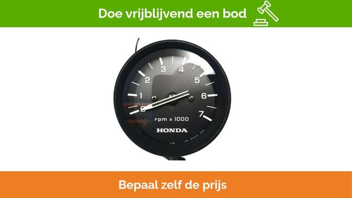 Bieden: Honda 7000 rpm outboard tachometer, Watersport en Boten, Navigatiemiddelen en Scheepselektronica, Kabel of Apparatuur