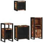 vidaXL Badkamermeubelset met plank 4 pcs Multikleur 55 x 35, Verzenden, Nieuw