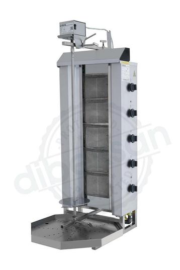 Dibeksan Donergrill | Gas | 5 Branders | Max. 80 kg | 545x66 beschikbaar voor biedingen
