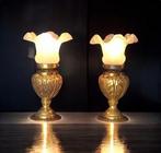 Lamp (2) - Stijl Art Nouveau - Exclusief model - Brons, Glas