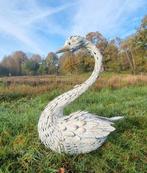 Figuur - Levensechte zwaan - IJzer, Antiek en Kunst