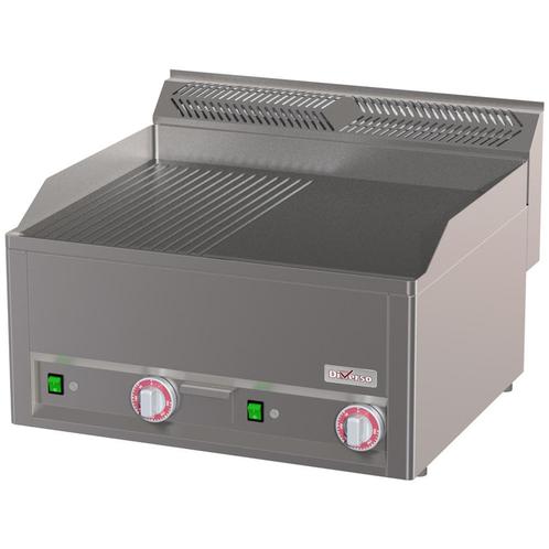 Bakplaat | Glad En Gegroefd Gietijzer Oppervlak | 400v | 660, Zakelijke goederen, Horeca | Keukenapparatuur, Nieuw in verpakking