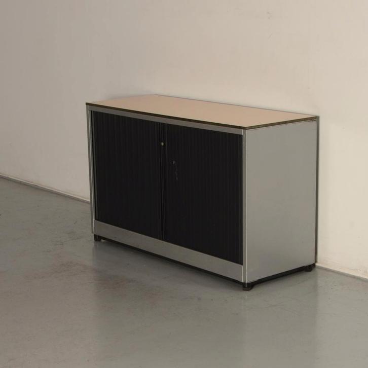Ahrend roldeurkast, aluminium, 74 x 120 cm, incl. 1 legbord,, Huis en Inrichting, Kasten | Roldeurkasten en Archiefkasten, Ophalen of Verzenden
