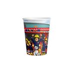 Brandweerman Sam Bekers 250ml 8st, Hobby en Vrije tijd, Feestartikelen, Verzenden, Nieuw