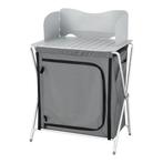 Campingkast opvouwbaar 109,5x70x52 cm donkergrijs, Caravans en Kamperen, Kampeeraccessoires, Verzenden, Nieuw