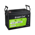 Green Cell LiFePO4 12.8V 200Ah 2560Wh accu voor zonnepane..., Nieuw, Verzenden