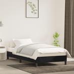 Bedframe Zwart 90x190 Fluwelen Bed | Retourdeal | 35% Kor..., 90 cm, Eenpersoons, Zwart, Nieuw