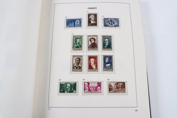 Frankrijk 1950/1977 - Verzameling in davo album w.b. betere, Postzegels en Munten, Postzegels | Europa | Frankrijk