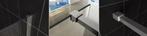 Wiesbaden Slim profielset met stabilisatiestang 120 cm, Doe-het-zelf en Verbouw, Sanitair, Ophalen of Verzenden, Nieuw, Chroom