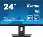 iiyama ProLite XUB2493HSU - 24 Inch - IPS - Full HD - USB-hu, Computers en Software, Monitoren, In hoogte verstelbaar, 61 t/m 100 Hz