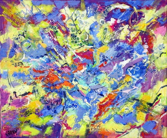 Carvin - Big bang 1, Antiek en Kunst, Kunst | Schilderijen | Klassiek