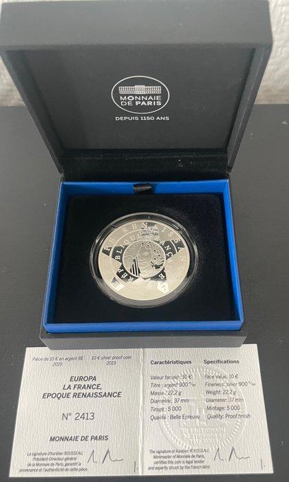 Frankrijk. 10 Euro 2019 Leonardo da Vinci Proof (Zonder, Postzegels en Munten, Munten | Europa | Euromunten