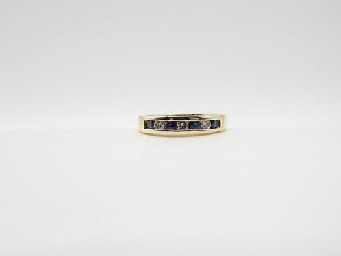 Ring - 14 karaat Geel goud - 0.42ct. tw. Diamant, Sieraden, Tassen en Uiterlijk, Ringen