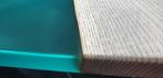 Boomstam eettafel Puro met epoxy blad, Ophalen of Verzenden, Nieuw, Rechthoekig, Metaal
