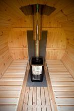 Buiten Sauna - Yukon Cedar Barrelsauna 200, Sport en Fitness, Nieuw, Complete sauna, Verzenden, Fins of Traditioneel