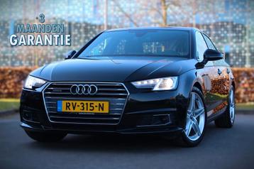Audi A4 Limousine 2.0 TDI 190pk QUATTRO 2x S-line 2016 Zwart beschikbaar voor biedingen