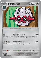 Forretress 110/162 reverse holo Temporal forces, Hobby en Vrije tijd, Verzamelkaartspellen | Pokémon, Ophalen of Verzenden, Nieuw