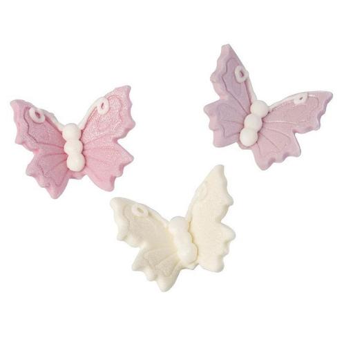 Culpitt Suikerdecoratie Glans Vlinders 18st., Hobby en Vrije tijd, Taarten en Cupcakes maken, Nieuw, Verzenden