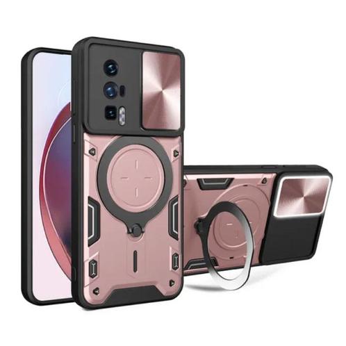 Xiaomi Poco F5 Pro (5G) Hoesje met Ring Kickstand en Magneet, Telecommunicatie, Mobiele telefoons | Hoesjes en Frontjes | Overige merken