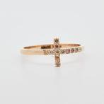 Zonder Minimumprijs - Ring 14 kt. - 0.16ct. tw. Diamant, Sieraden, Tassen en Uiterlijk, Ringen, Nieuw
