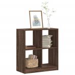 vidaXL Boekenkast 68,5x32x75 cm bewerkt hout bruin, Huis en Inrichting, Kasten | Boekenkasten, Verzenden, Nieuw, Overige houtsoorten