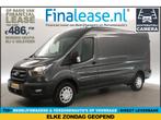 Ford Transit L3H2 Trend NIEUW 130PK BPM Vrij Airco €486pm, Auto's, Nieuw, Ford, Zilver of Grijs, Lease