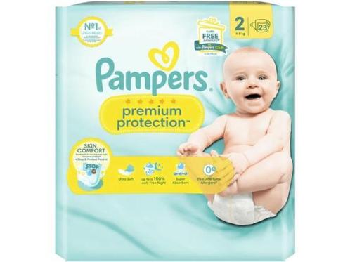Veiling - Pampers Premium Protection Luiers (Maat 2) 23 stuk, Kinderen en Baby's, Badjes en Verzorging
