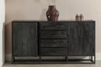 Dressoir Mangohout Brendon 165 cm, Huis en Inrichting, Kasten | Dressoirs, Verzenden, 150 tot 200 cm, Nieuw, Industriële meubels