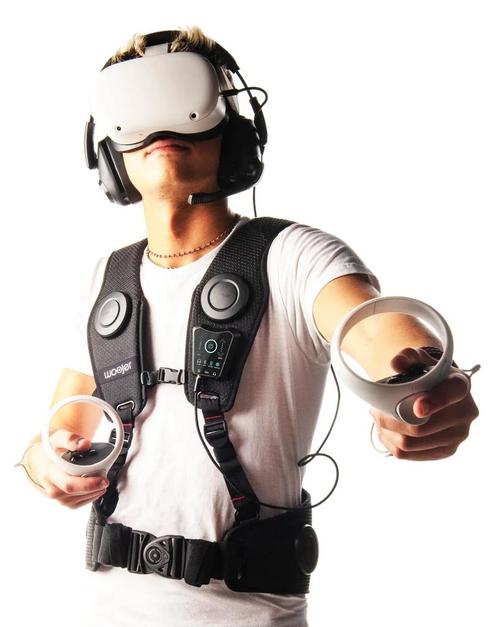 Woojer Vest 3 (Tweedekans), Spelcomputers en Games, Virtual Reality, Zo goed als nieuw, Verzenden