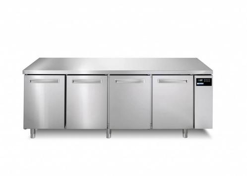 Spring Koelwerkbank RVS 4  Deurs| 242x80x90CM Afinox, Zakelijke goederen, Horeca | Keukenapparatuur, Verzenden