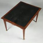 Hollandse 18e eeuwse werktafel Louis Seize ingelegd met wasd, Ophalen of Verzenden