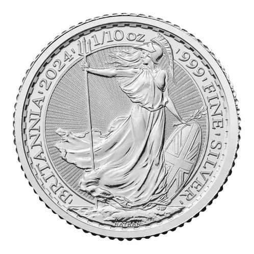 Britannia 1/10 oz 2024, Postzegels en Munten, Munten | Europa | Niet-Euromunten, Losse munt, Zilver, Overige landen, Verzenden