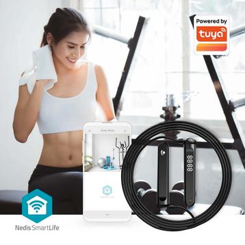 Slimme 2-in-1 Bluetooth Springtouw | Fitness Jump Rope beschikbaar voor biedingen