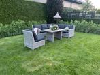 Grote diningeset met hoge tafel van het merk GARDEN IMPRESSI, Gebruikt, 6 zitplaatsen, Loungeset, Wicker