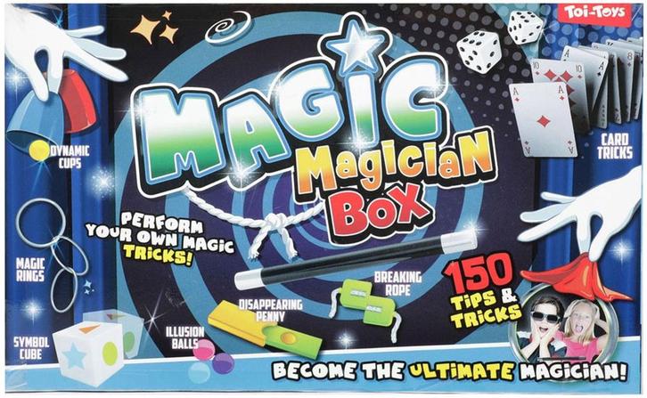 Goocheldoos Magic (150 trucs) | Toi-Toys - Hobby Artikelen, Kinderen en Baby's, Speelgoed | Overig, Nieuw, Verzenden
