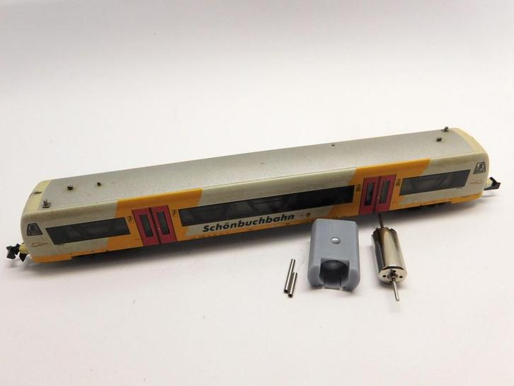 micromotor NBE001 Bemo Regio Shuttle RS1, RAB 650, VT 010, Hobby en Vrije tijd, Modeltreinen | N-Spoor, Gelijkstroom, Overige typen