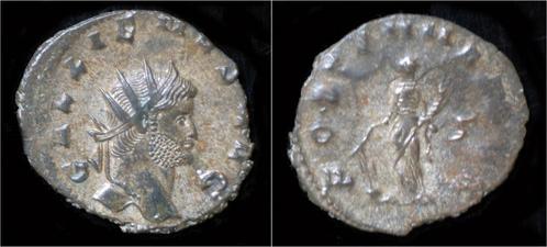 253-268ad Roman Gallienus silvered antoninianus Fortuna s..., Postzegels en Munten, Munten | Europa | Niet-Euromunten, Verzenden