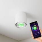 Smart Tuya LED opbouwspot rond 90x100mm Wit IP20 Incl. Wi-Fi, Huis en Inrichting, Lampen | Spots, Nieuw, Ophalen of Verzenden