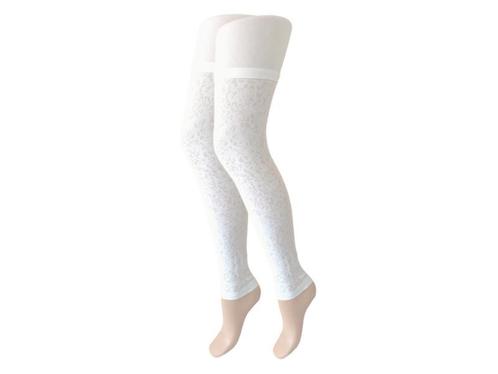 Kinderlegging - Gebloemd motief - Wit - Katoen, Kinderen en Baby's, Kinderkleding | Schoenen en Sokken, Verzenden