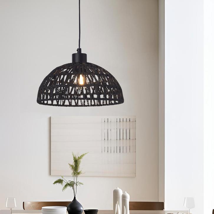 Design hanglamp Alton E27 zwart lux.pro, Huis en Inrichting, Lampen | Hanglampen, Verzenden