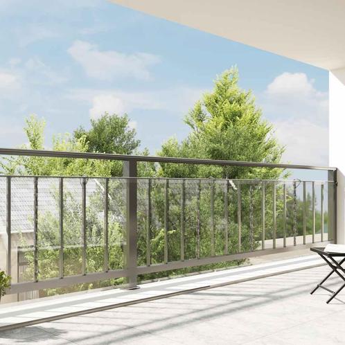 vidaXL Doorzichtig zeildoek met zeilringen 1x10 m PVC, Doe-het-zelf en Verbouw, Overige Doe-het-zelf en Verbouw, Nieuw, Verzenden