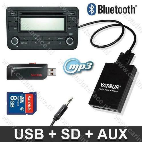Yatour MP3 USB AUX Bluetooth* voor af-fabriek radio&#39;s, Auto diversen, Autoradio's, Nieuw, Ophalen of Verzenden