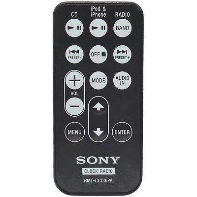 Sony RMT-CCD3iPA Remote voor ICF-CD3iP FM/AM CD-klokradio, Audio, Tv en Foto, Afstandsbedieningen, Zo goed als nieuw, Verzenden