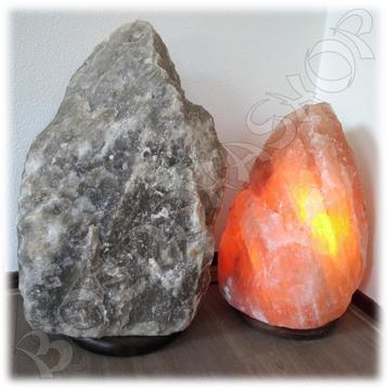 Himalaya Zoutlampen - Oranje, Wit, Zwart, Rood - Alle Maten beschikbaar voor biedingen