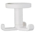 Kapstokhaak Draaibaar Onderbouw Kunststof wit, Verzenden, Nieuw