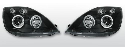 Koplampen Angel Eyes | Ford Fiesta MK6 2002-2005 | zwart, Auto-onderdelen, Verlichting, Nieuw, Ford, Verzenden