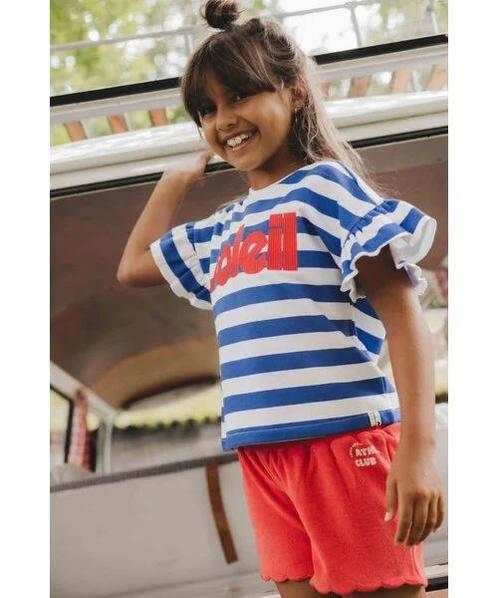 Heavy tshirt streep  Looxs Little Maat 110 110, Kinderen en Baby's, Kinderkleding | Maat 110, Meisje, Nieuw, Shirt of Longsleeve